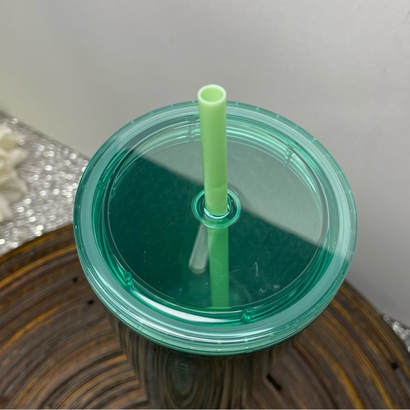 Starbucks Iridescent Green Bubble Tumbler Venti Cold Cup NWT - Picture 4 of 5